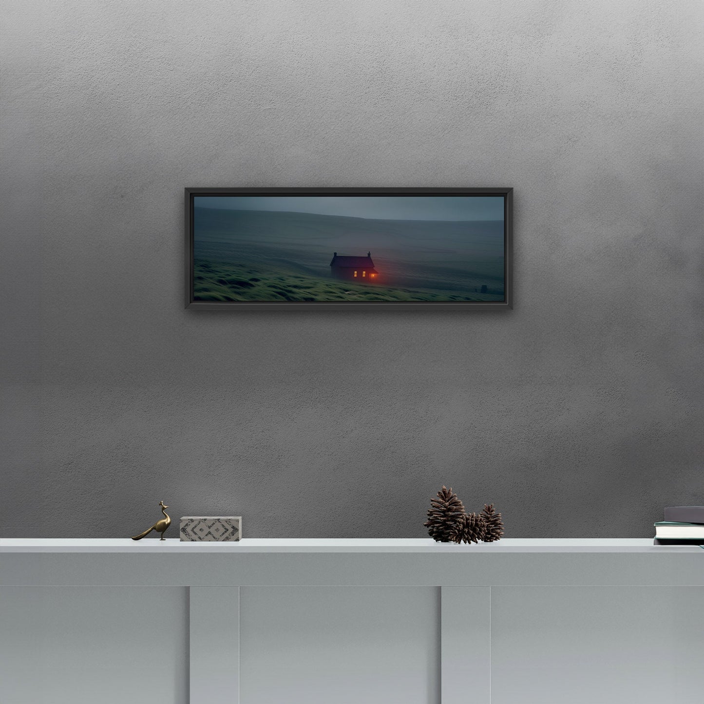 Brighten up your living room with a striking nocturnal scene - Enigmatic Glow