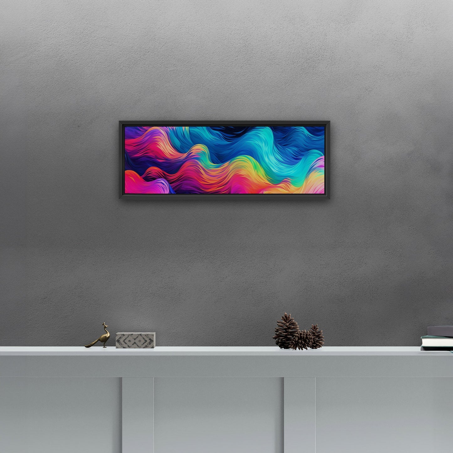 Abstract, vibrant wall art for modern spaces - Electric Dreams