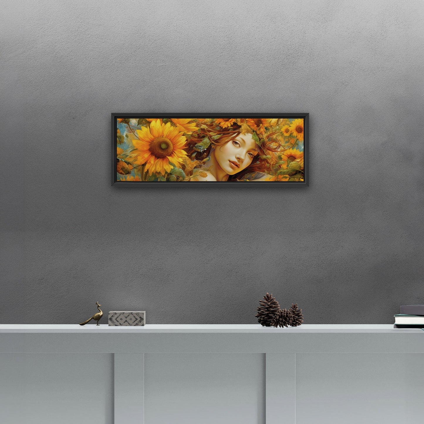 Captivating, elegant, intricate sunflower - Radiant Elegance -