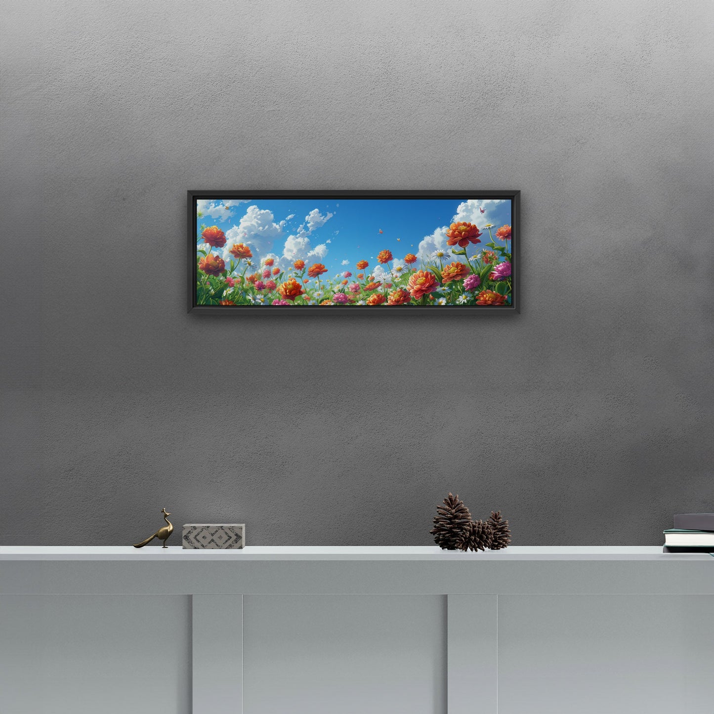 Vibrant, nature-inspired wall art - Enlivening Spring Garden