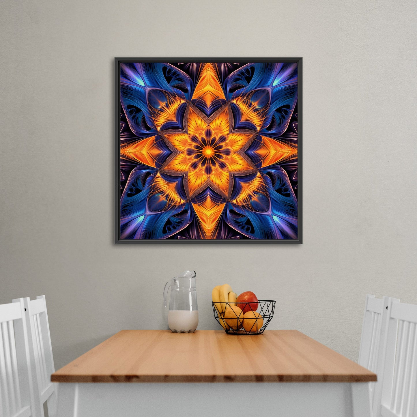 3D Symmetrical painting - Intricate Mathematical Patterns