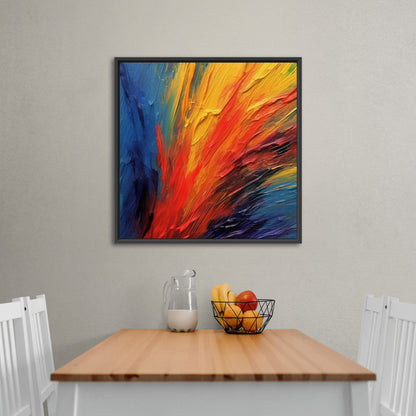 Vibrant oil pastel strokes, artistic textures, expressive abstract - Captivating Creativity