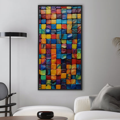 Mosaic Abstract Photorealistic Geometric Shapes - Mosaic Melody