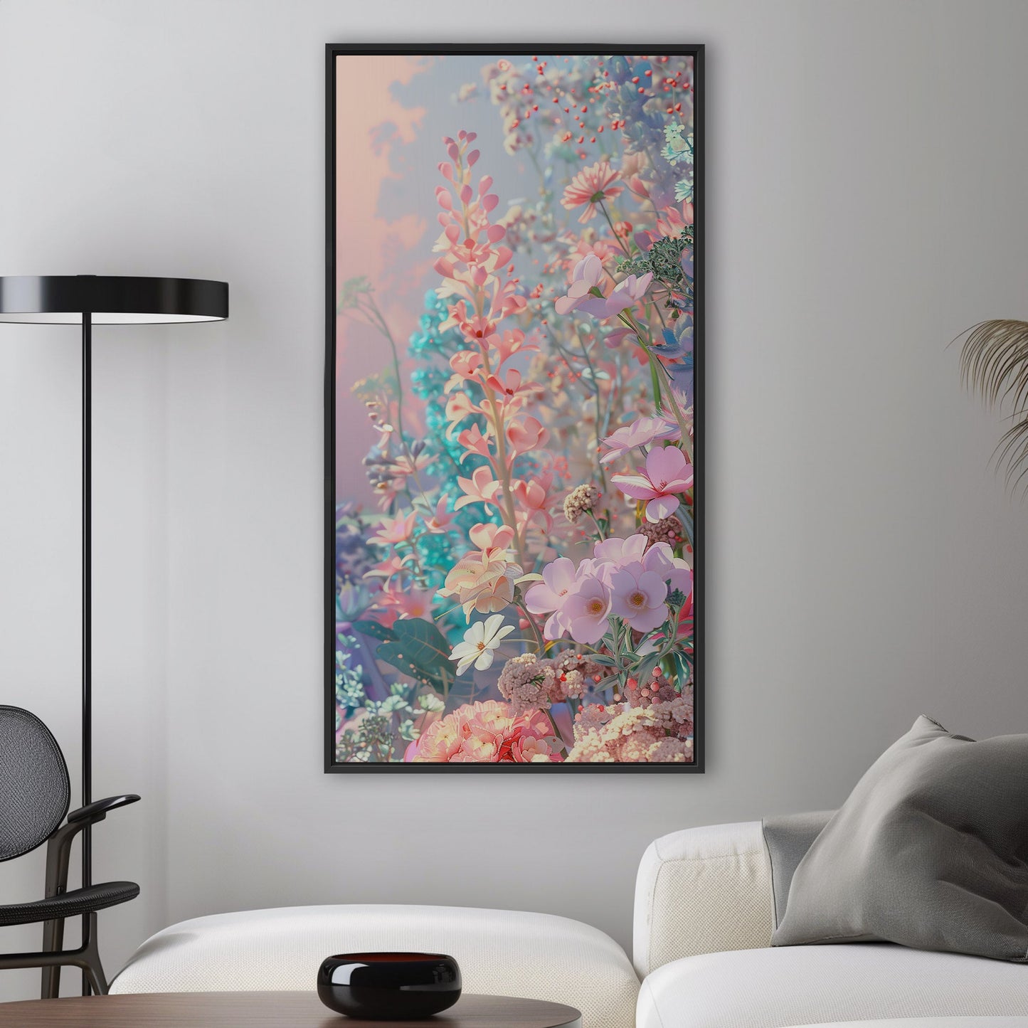 Captivating art in dreamy pastel - Enchanting Rainbow Dreams