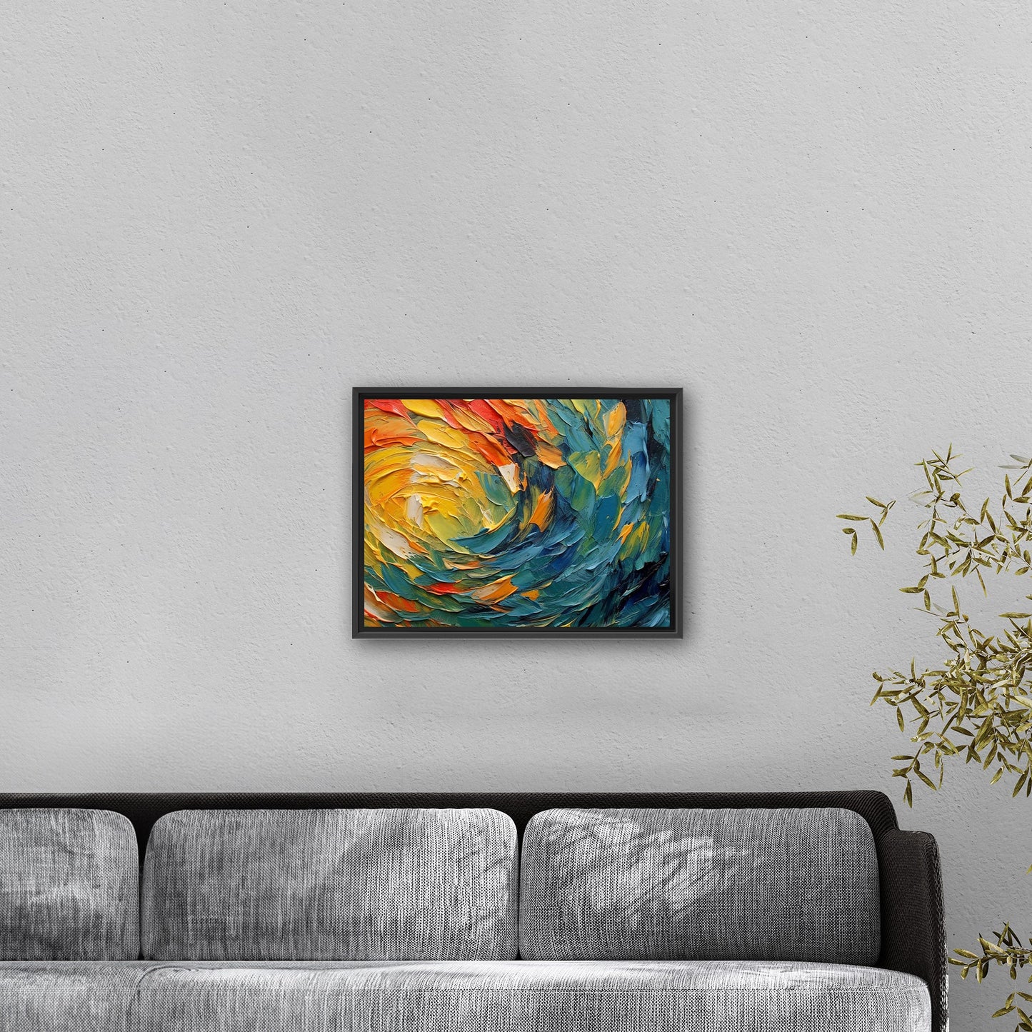 Artwork capturing essence of oil painting strokes - Whispering Echoes of Artistic Expression