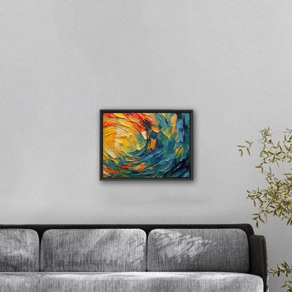 Artwork capturing essence of oil painting strokes - Whispering Echoes of Artistic Expression