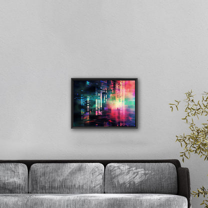 Innovative futuristic glitch abstract - Captivating Design