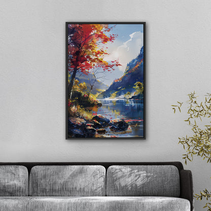 Vibrant landscape painting - Depth of Nature