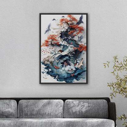 A captivating art piece that elevates any room - A Surreal Masterpiece