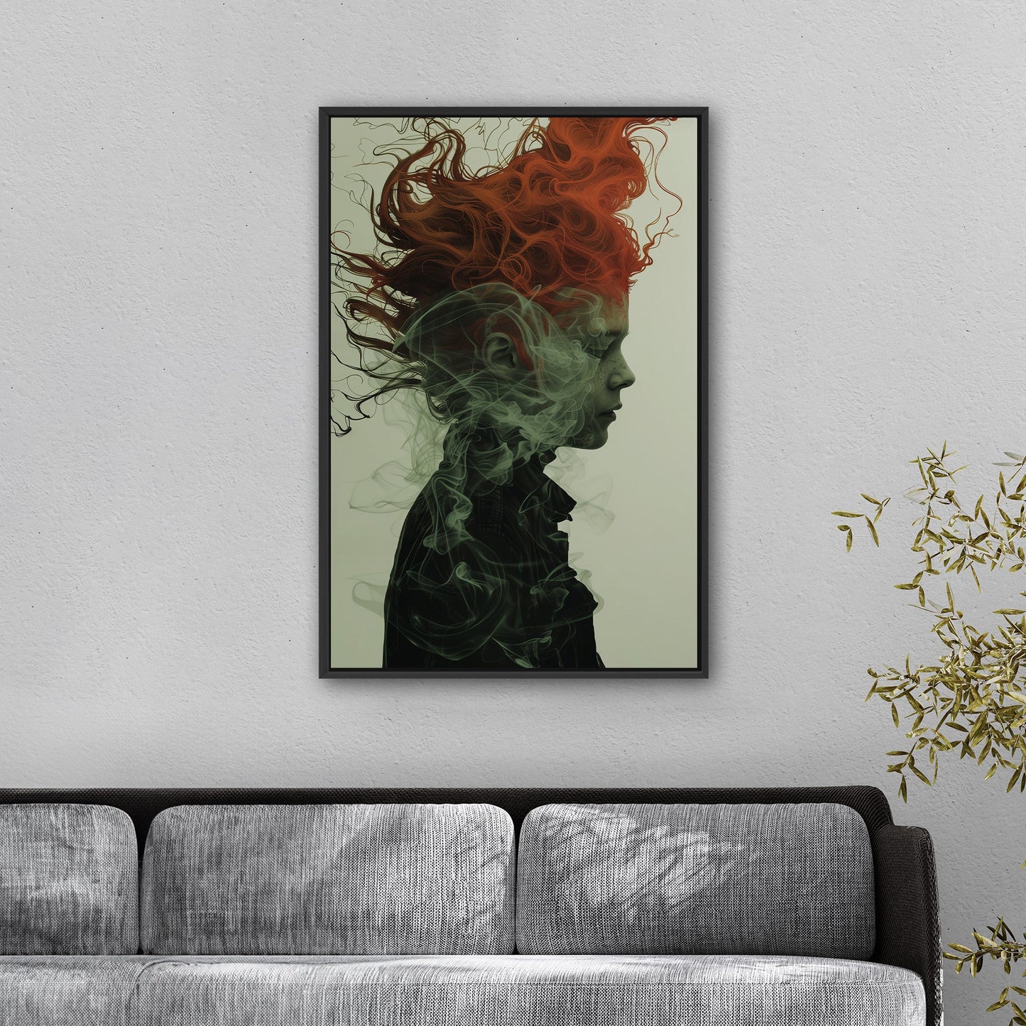 Bold and dynamic abstract wall art - A captivating chaos in art deco