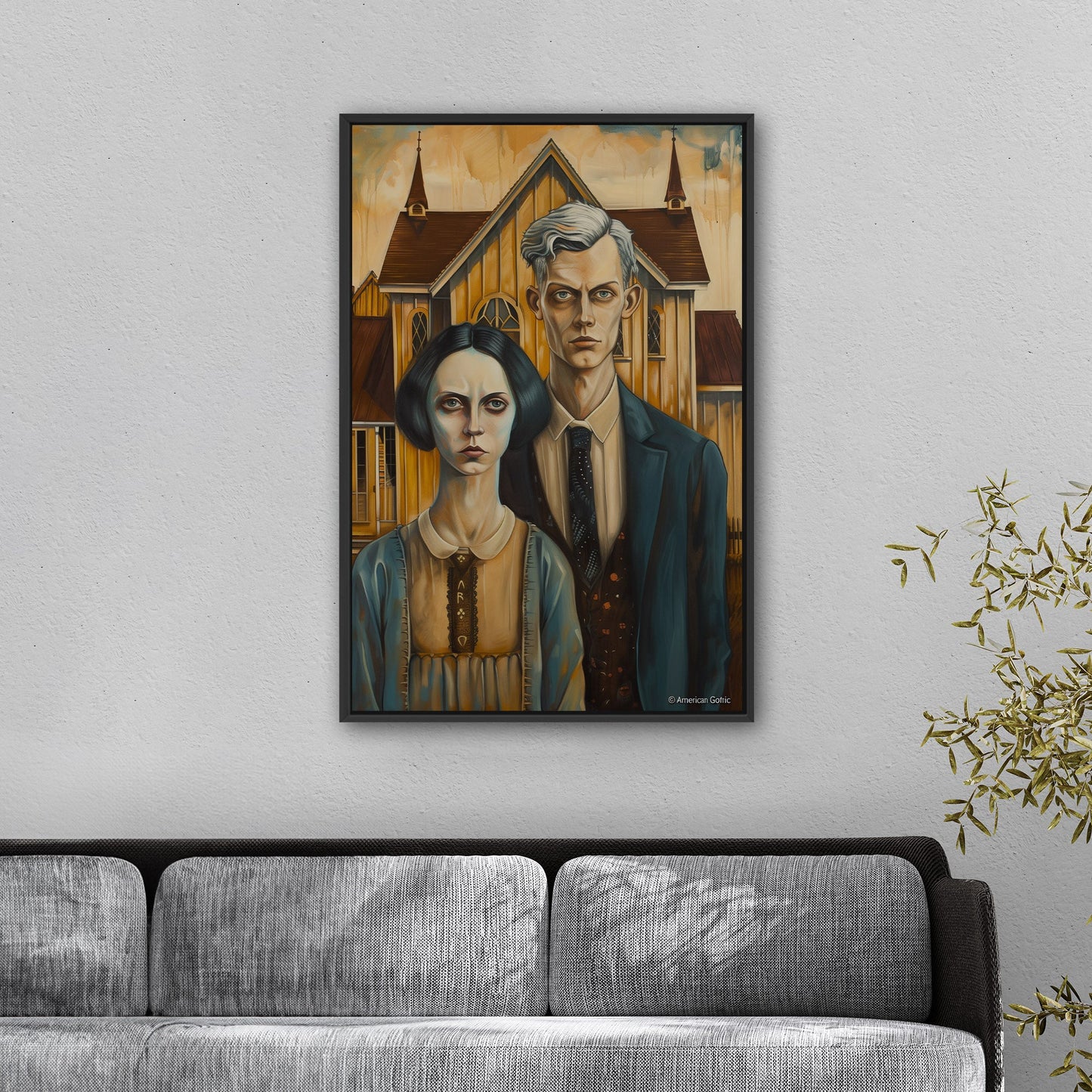 Contemporary reimagining of American Gothic - Ethereal Elegance