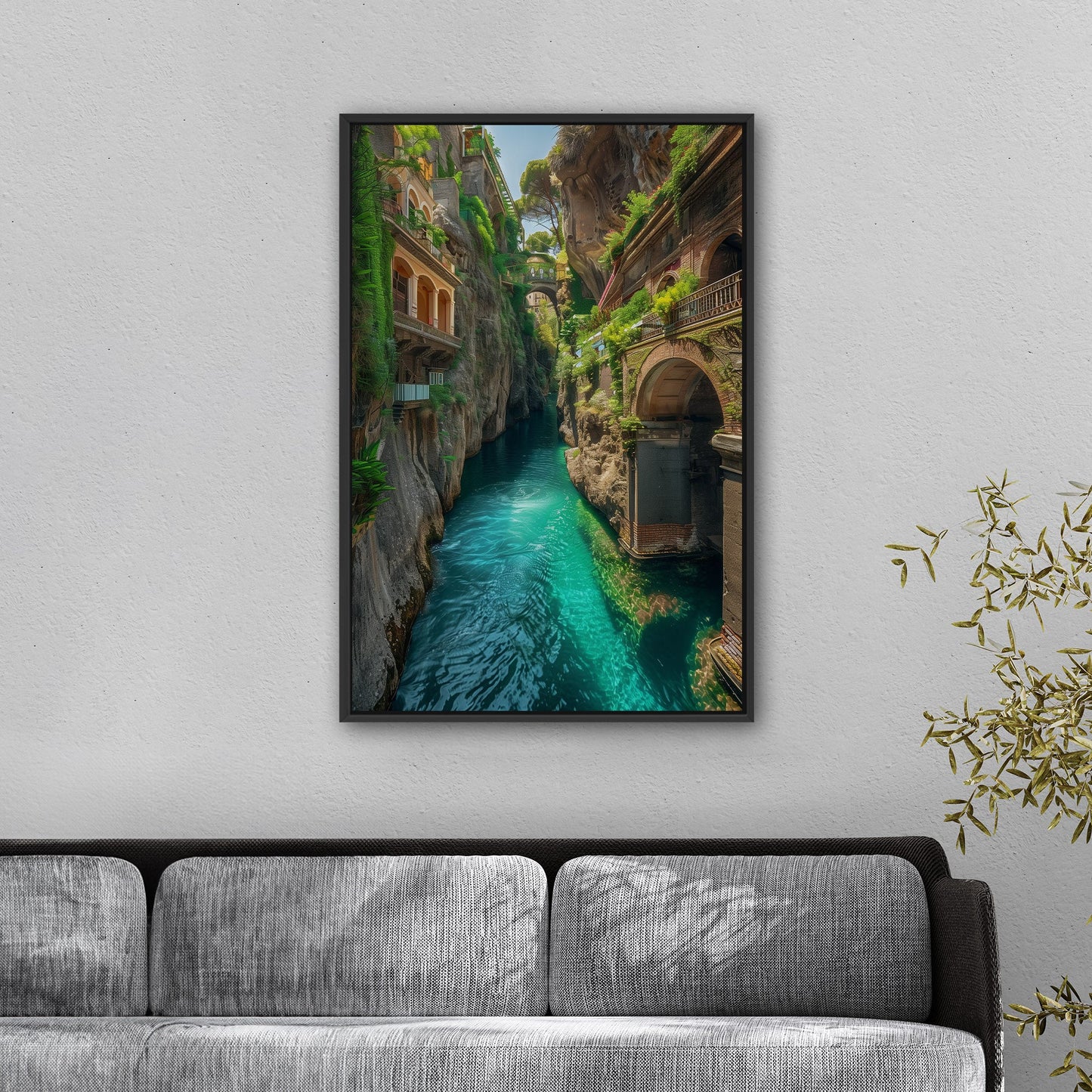 Sorrento, Italy Photorealistic Waterway - Coral & Views