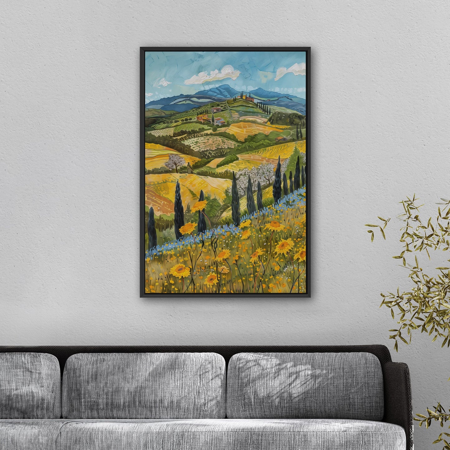 Umbria Countryside during spring - Floral Symphony