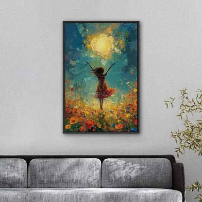 Vibrant, uplifting, energetic art for a lively Living Room - Joyful Dance