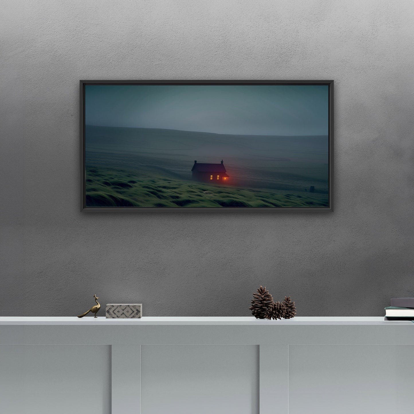 Brighten up your living room with a striking nocturnal scene - Enigmatic Glow