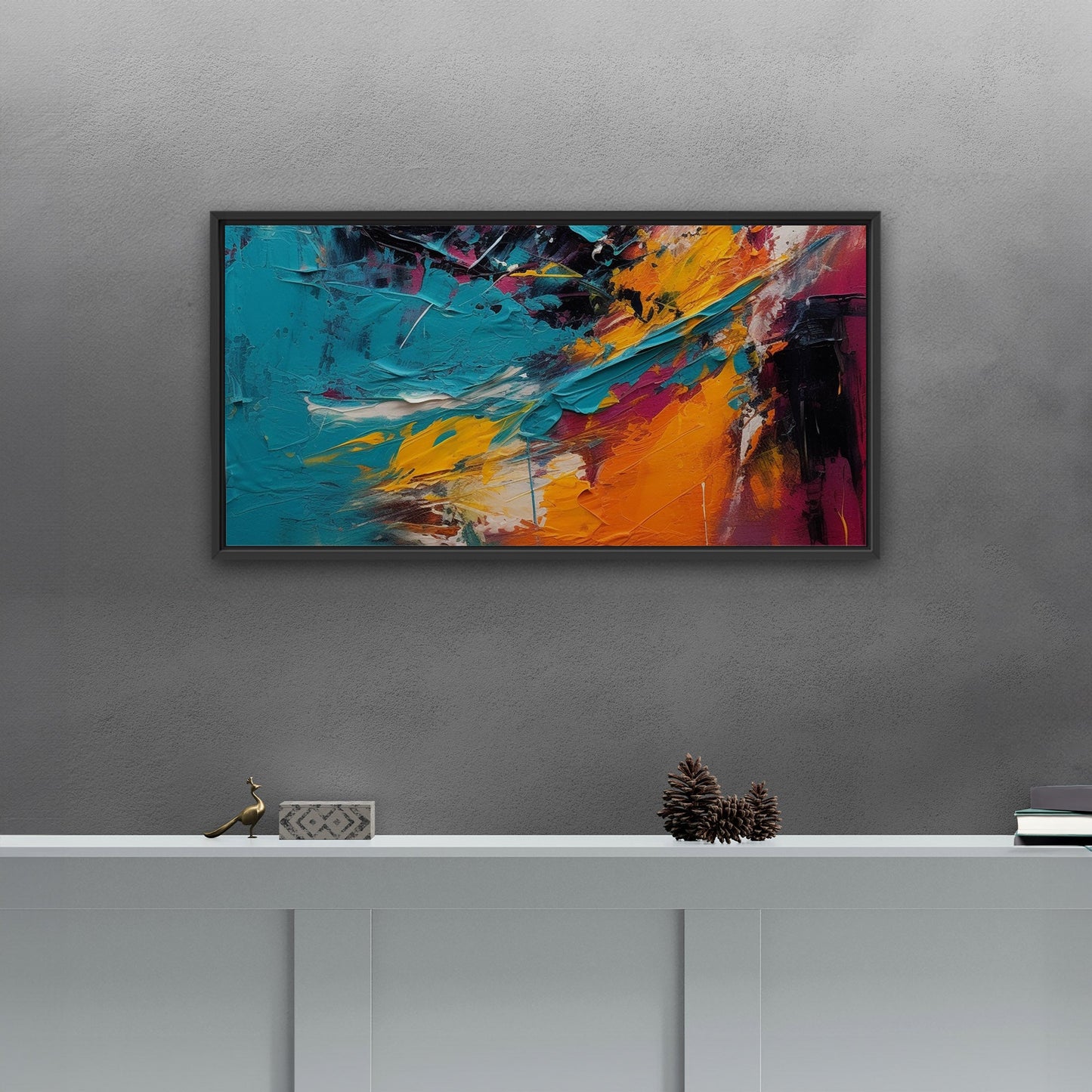 Bold abstract expressionism exudes energy - Energizing Sight