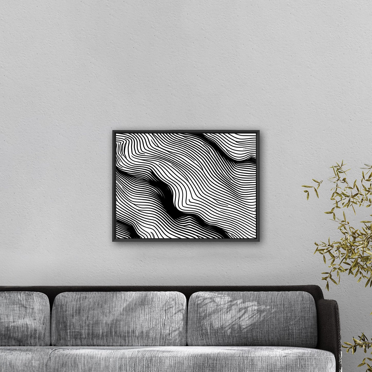 Elevate any space with sophisticated, intricate black and white wall art - Elegance Enigma