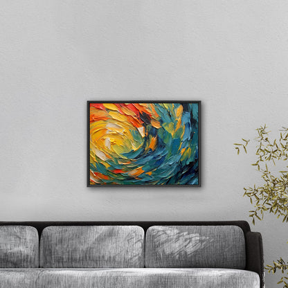 Artwork capturing essence of oil painting strokes - Whispering Echoes of Artistic Expression