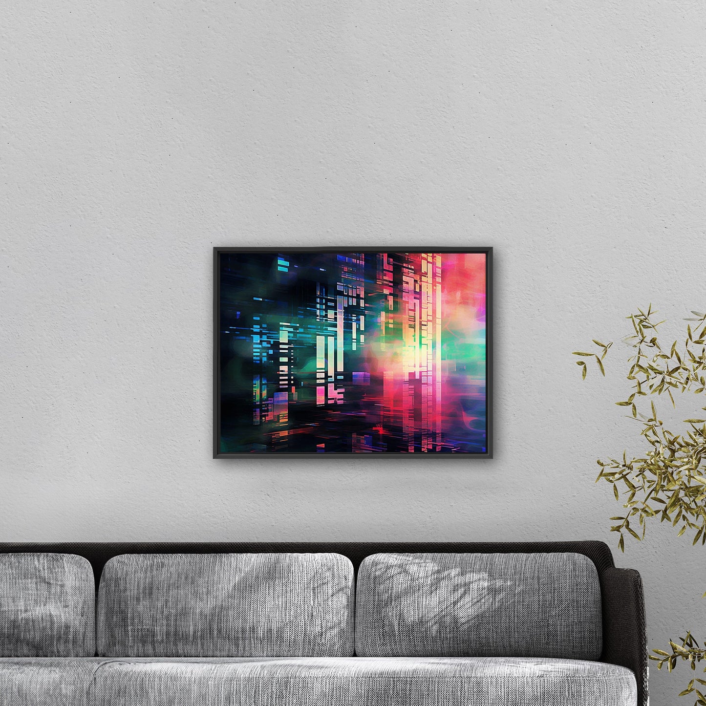 Innovative futuristic glitch abstract - Captivating Design