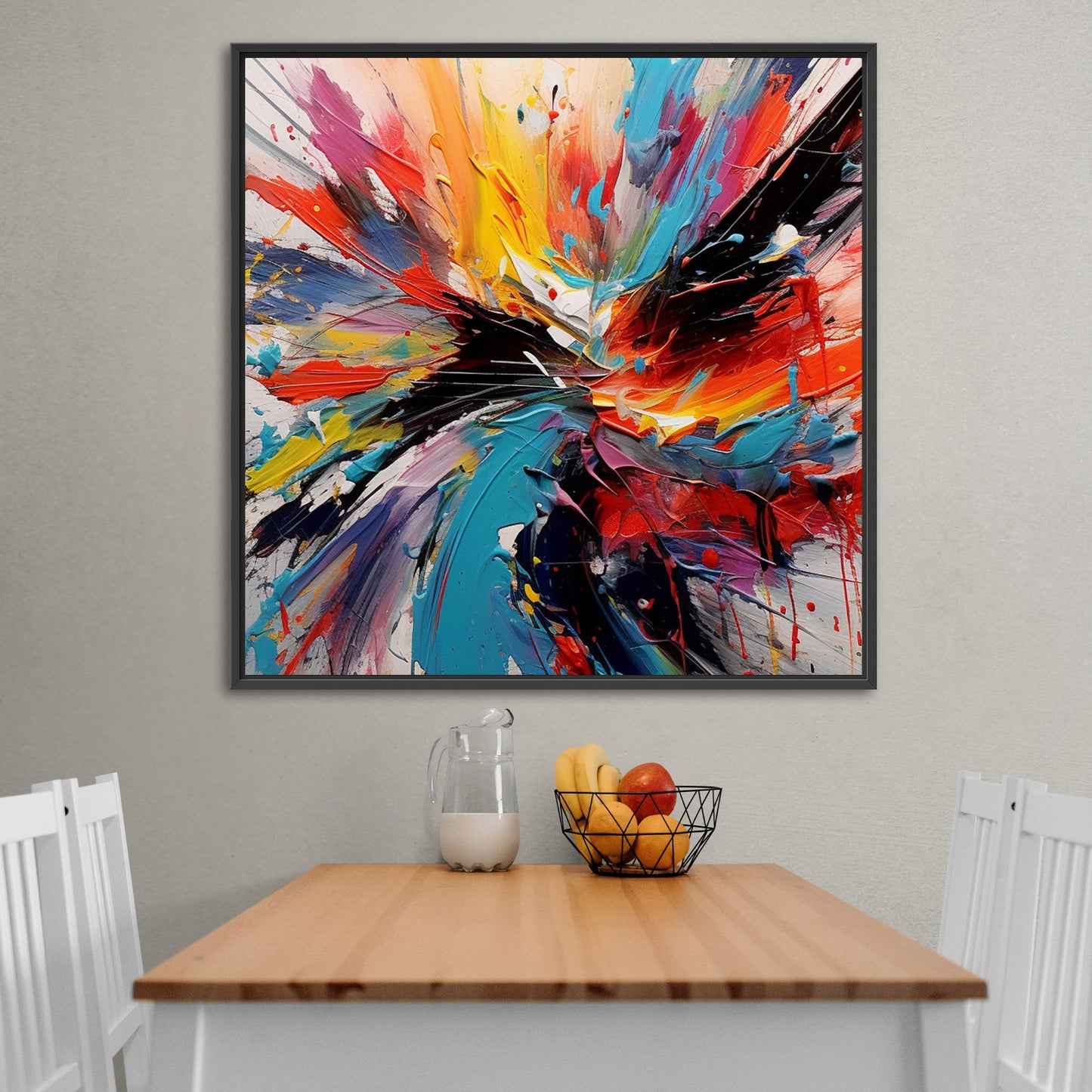 Immerse your space in dynamic, abstract art - Vivid Expression.