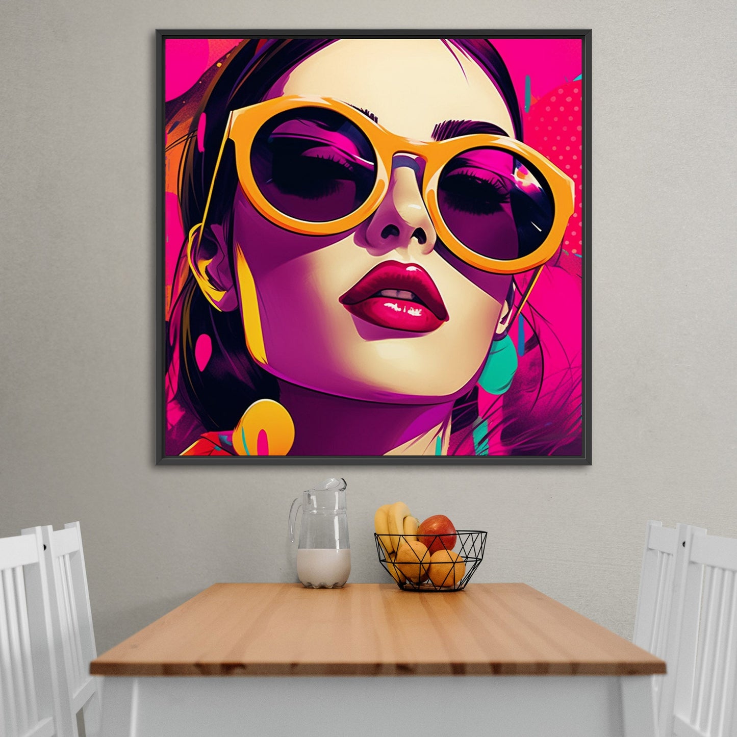 Pop Art Inspired Modern Render Portrait of a Woman - Power Pop: Bold Comic Chic Art