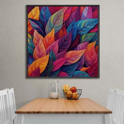 Painting of Autumn Leaves - Vivid Autumn Palette