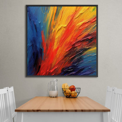 Vibrant oil pastel strokes, artistic textures, expressive abstract - Captivating Creativity