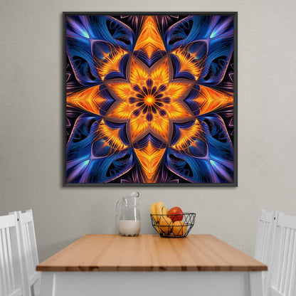 3D Symmetrical painting - Intricate Mathematical Patterns