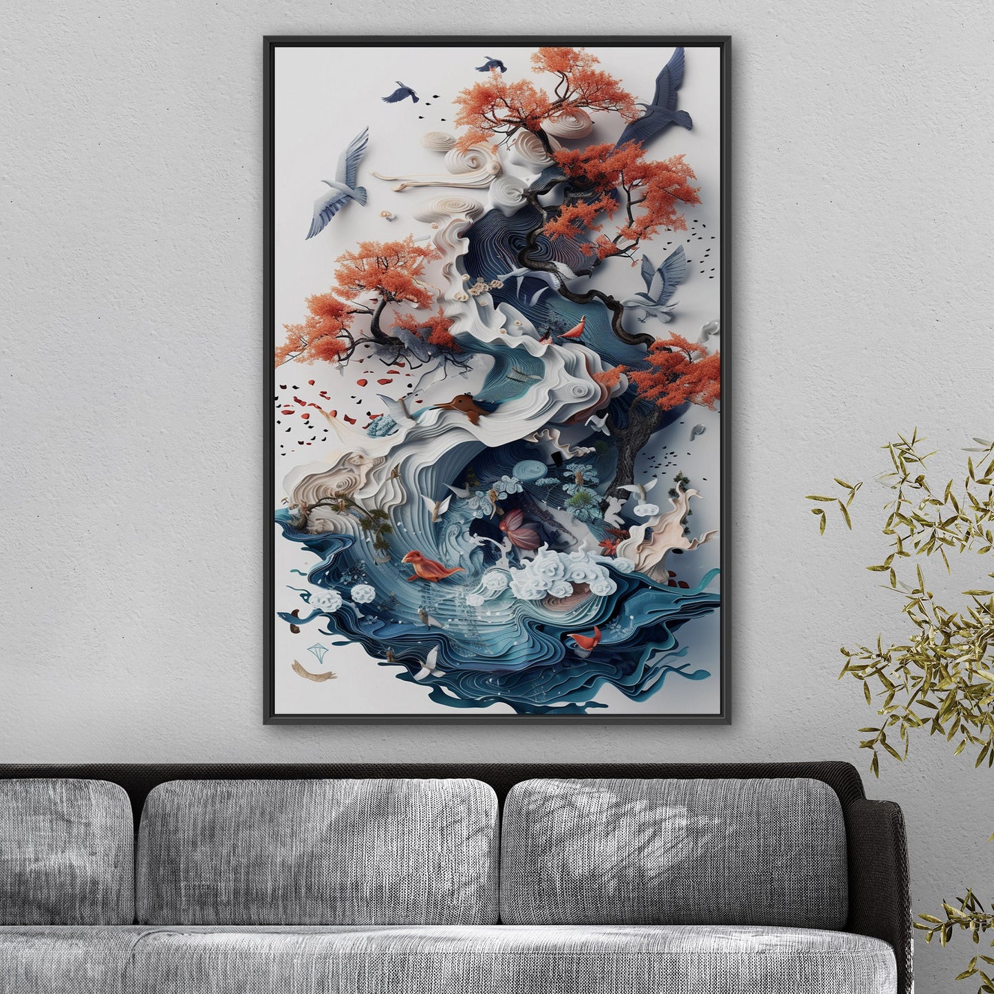 A captivating art piece that elevates any room - A Surreal Masterpiece