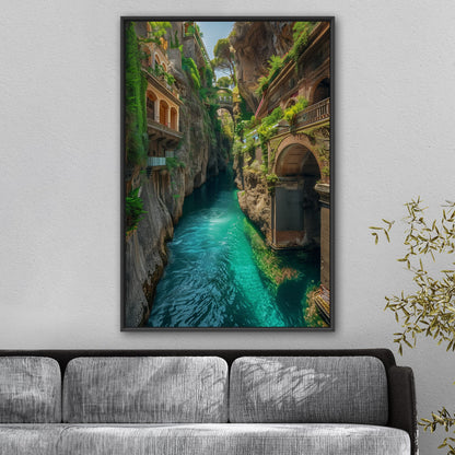 Sorrento, Italy Photorealistic Waterway - Coral & Views