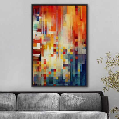 Abstract pixelated mosaic - Eclectic Dream