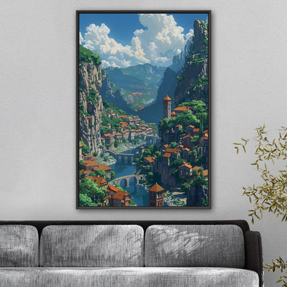 European-themed wall art - Elegant Elysian Haven