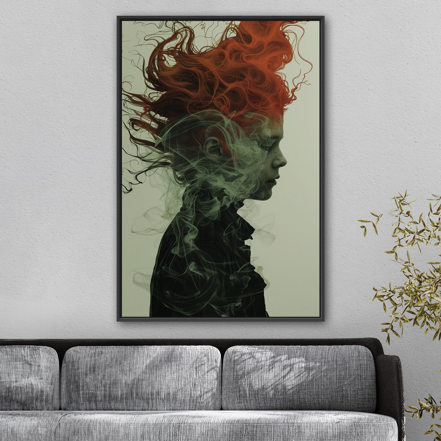 Bold and dynamic abstract wall art - A captivating chaos in art deco