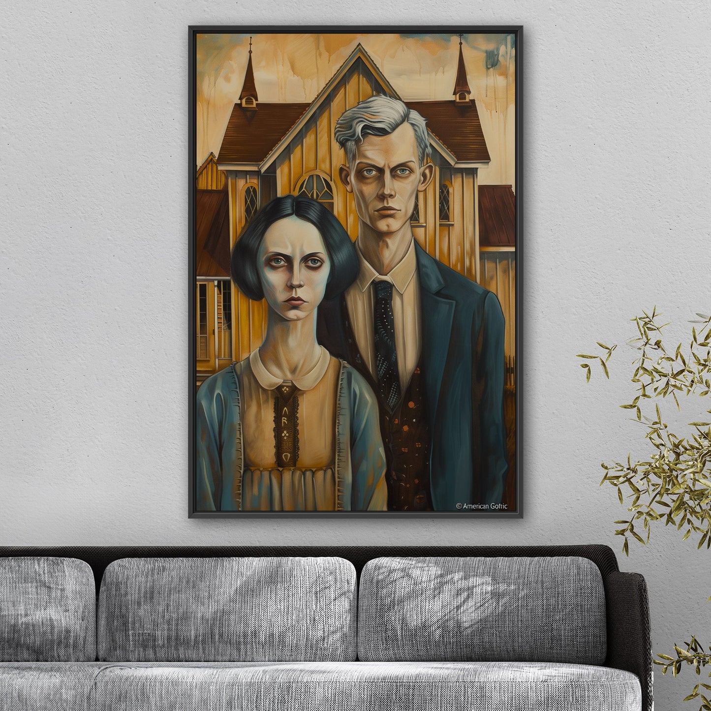 Contemporary reimagining of American Gothic - Ethereal Elegance