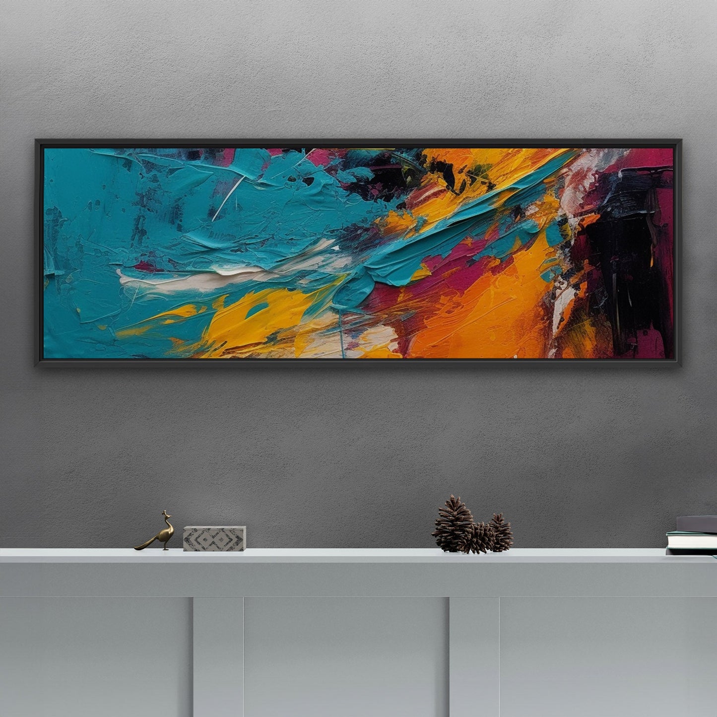 Bold abstract expressionism exudes energy - Energizing Sight