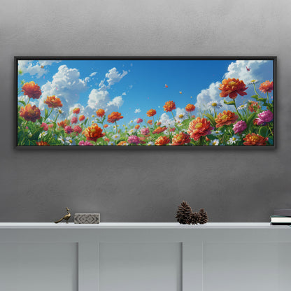 Vibrant, nature-inspired wall art - Enlivening Spring Garden