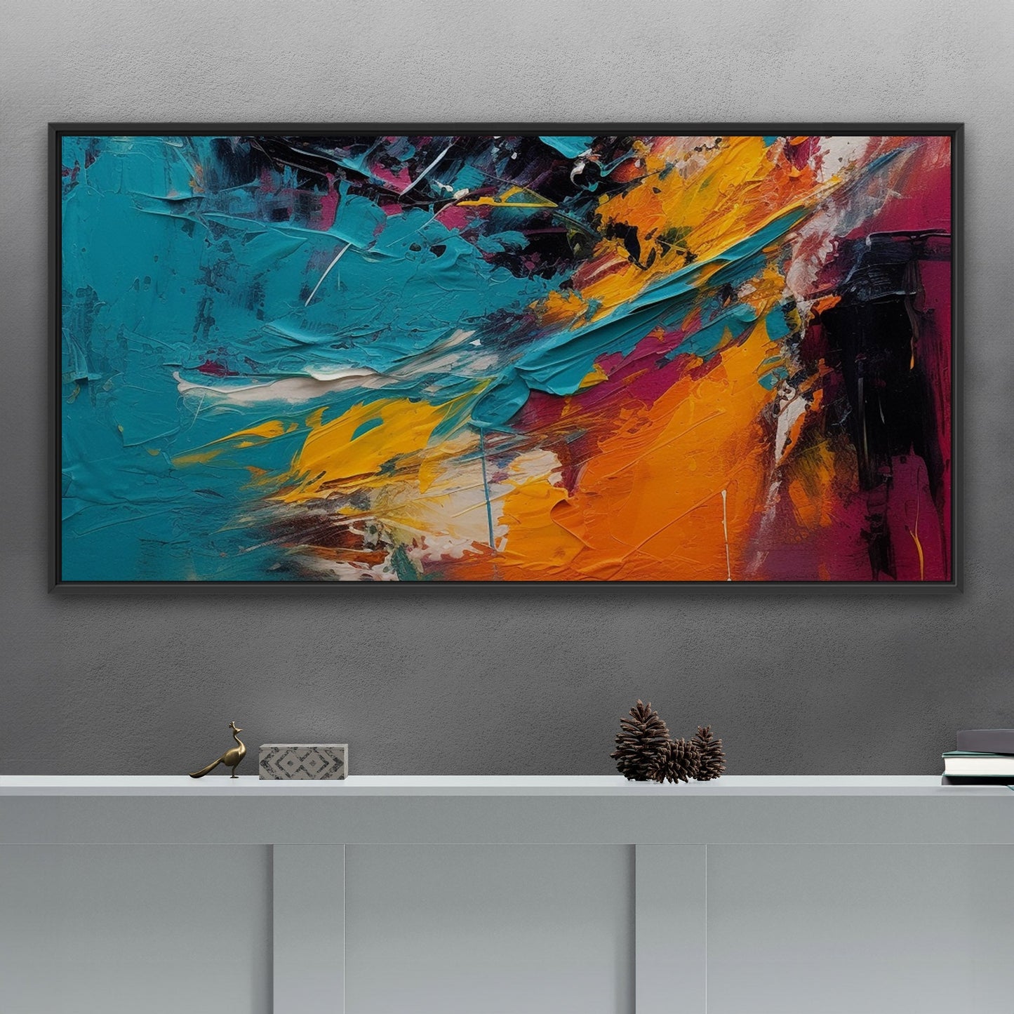 Bold abstract expressionism exudes energy - Energizing Sight