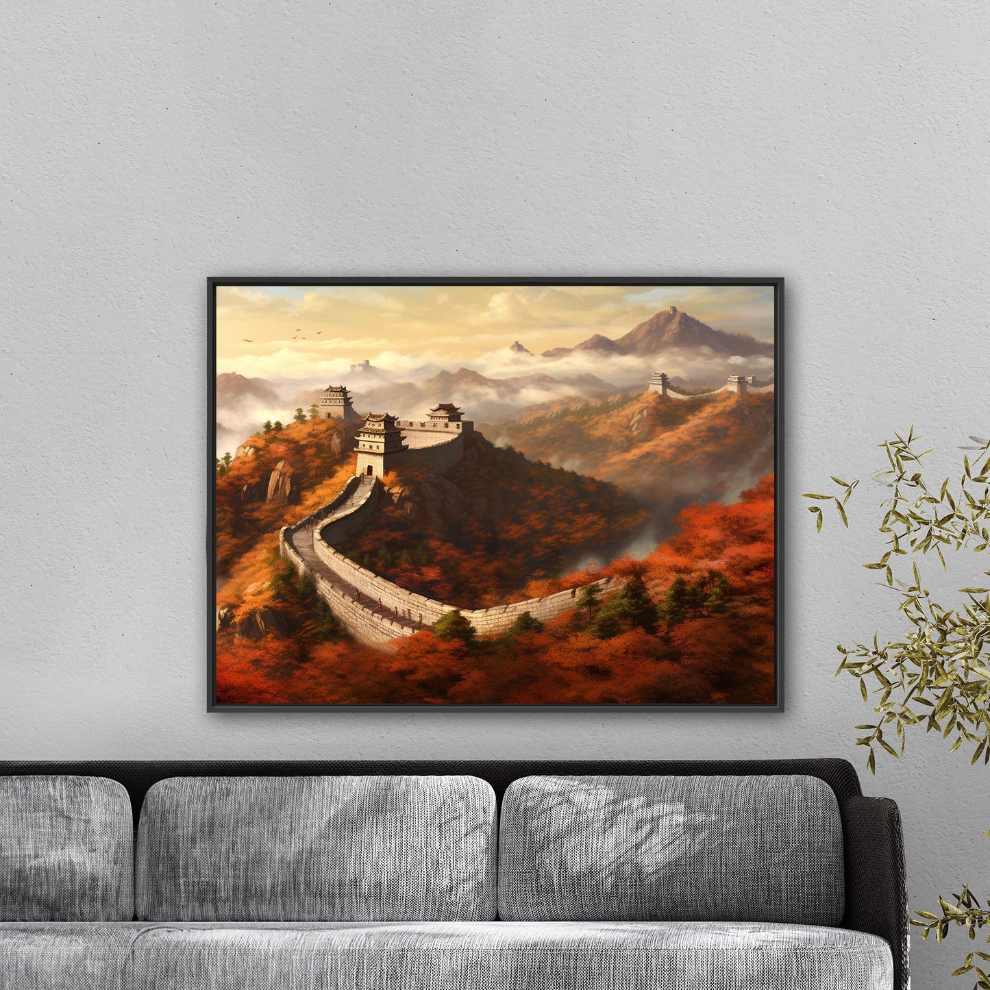 The Great Wall of China Painting - Ming Dynasty Splendor