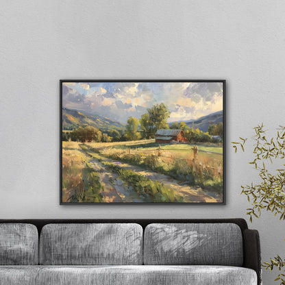 Landscape oil painting - Exquisite Elegance