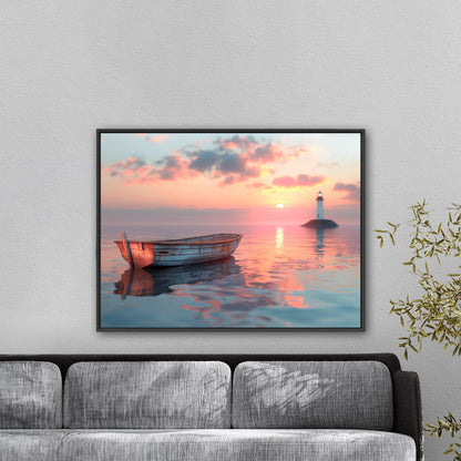 A mesmerizing digital masterpiece, evoking tranquil ocean serenity - Serene Seascape