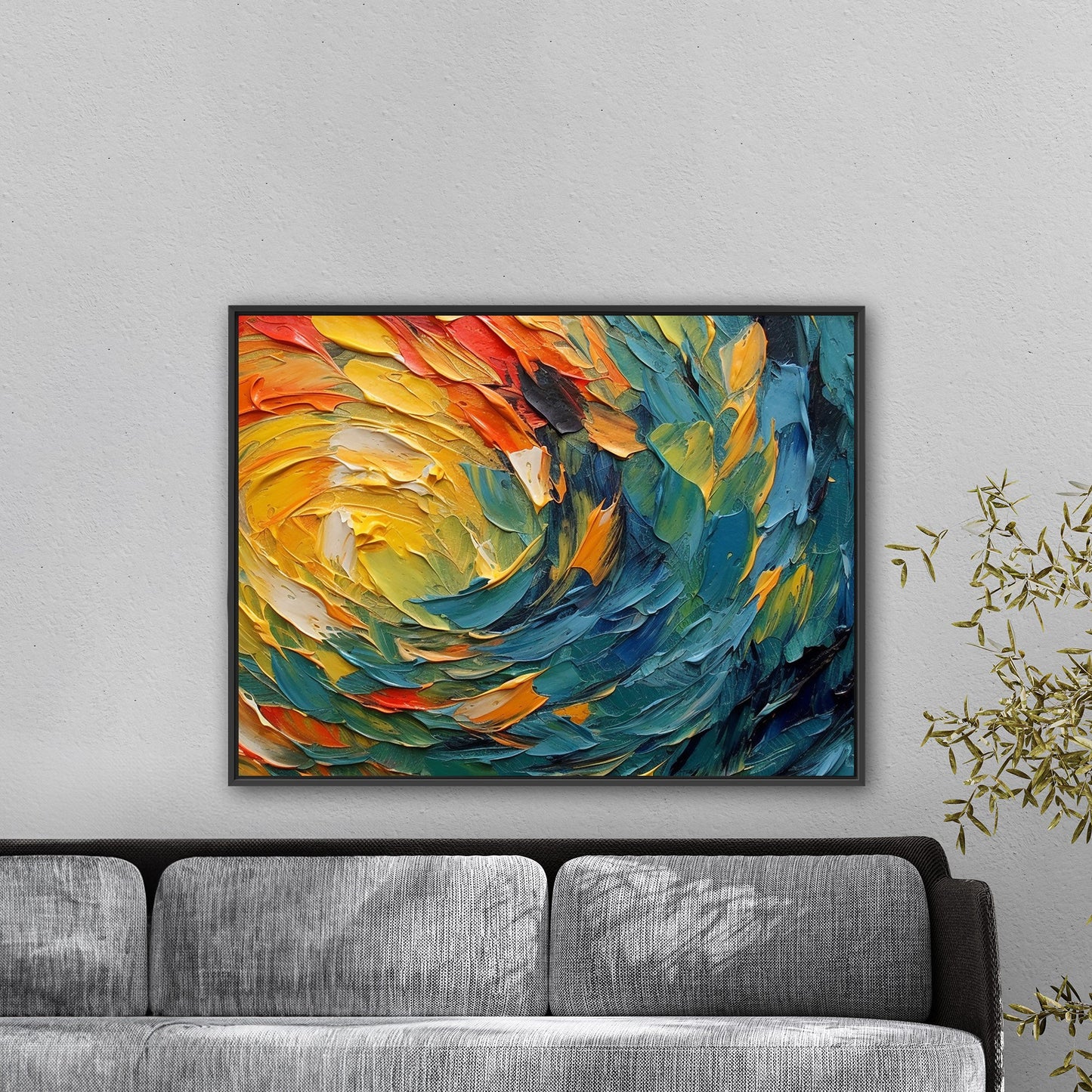 Artwork capturing essence of oil painting strokes - Whispering Echoes of Artistic Expression