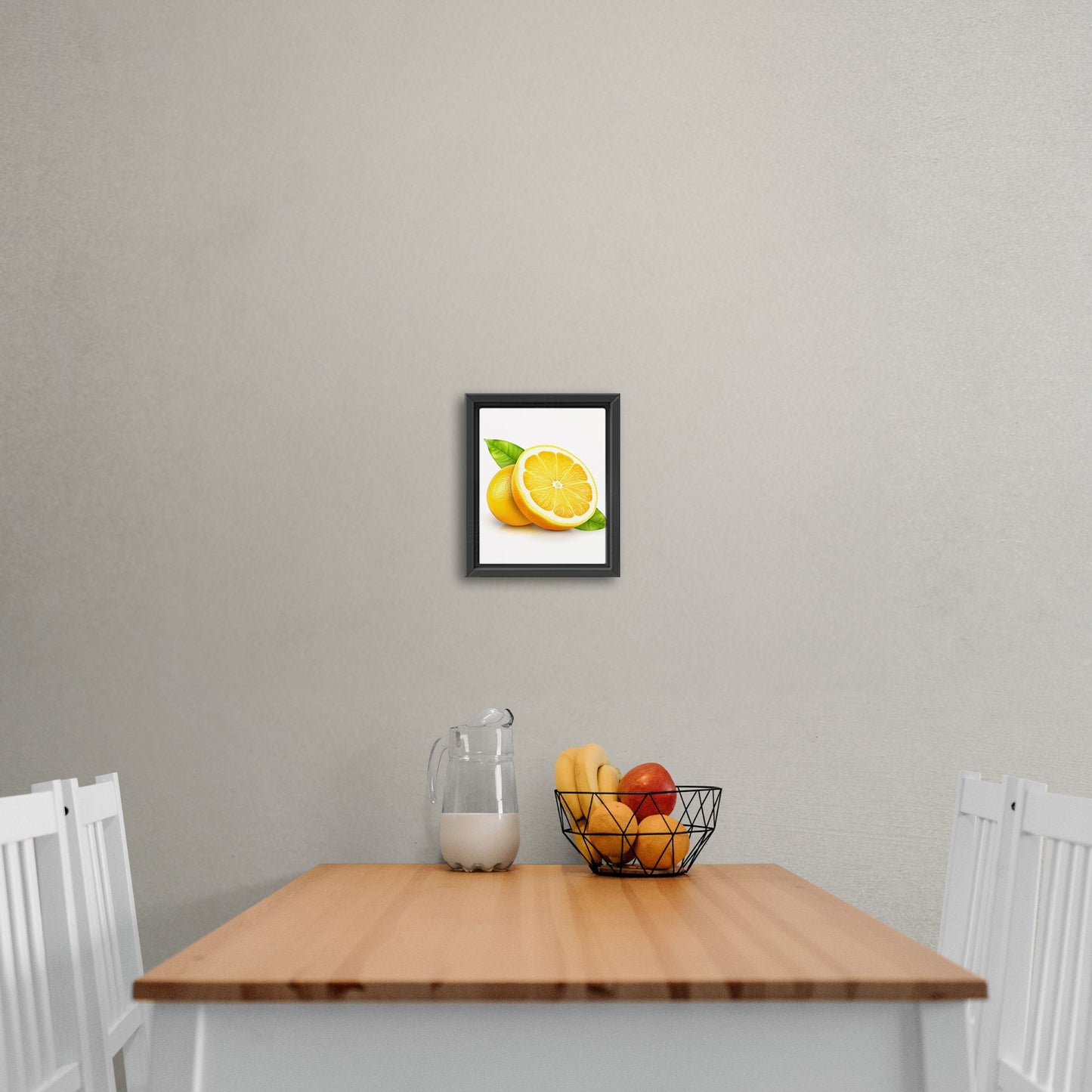 Still Life of Cut Open Lemon on White Background - Sour Citrus Summer Delight