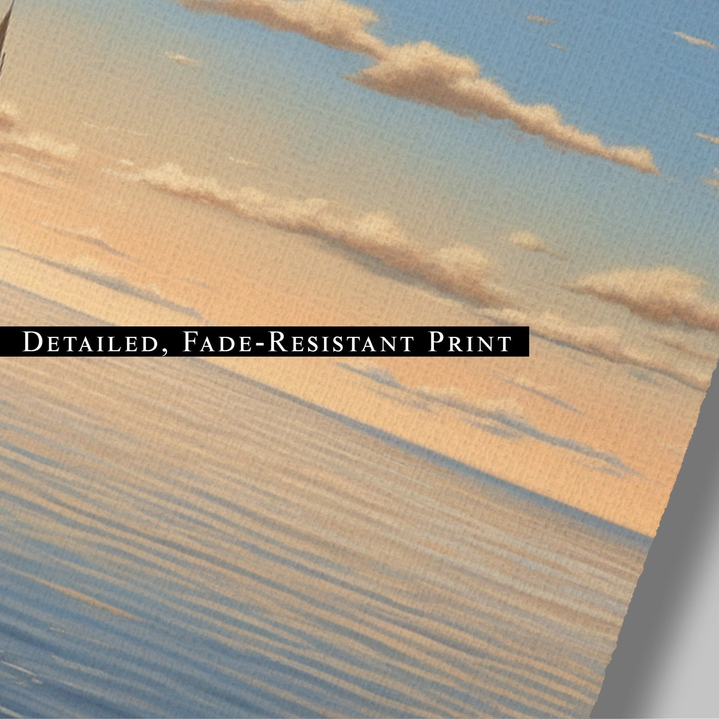 Lone Sailboat at Sunset Painting - Tranquil Sails on the Vast Horizon