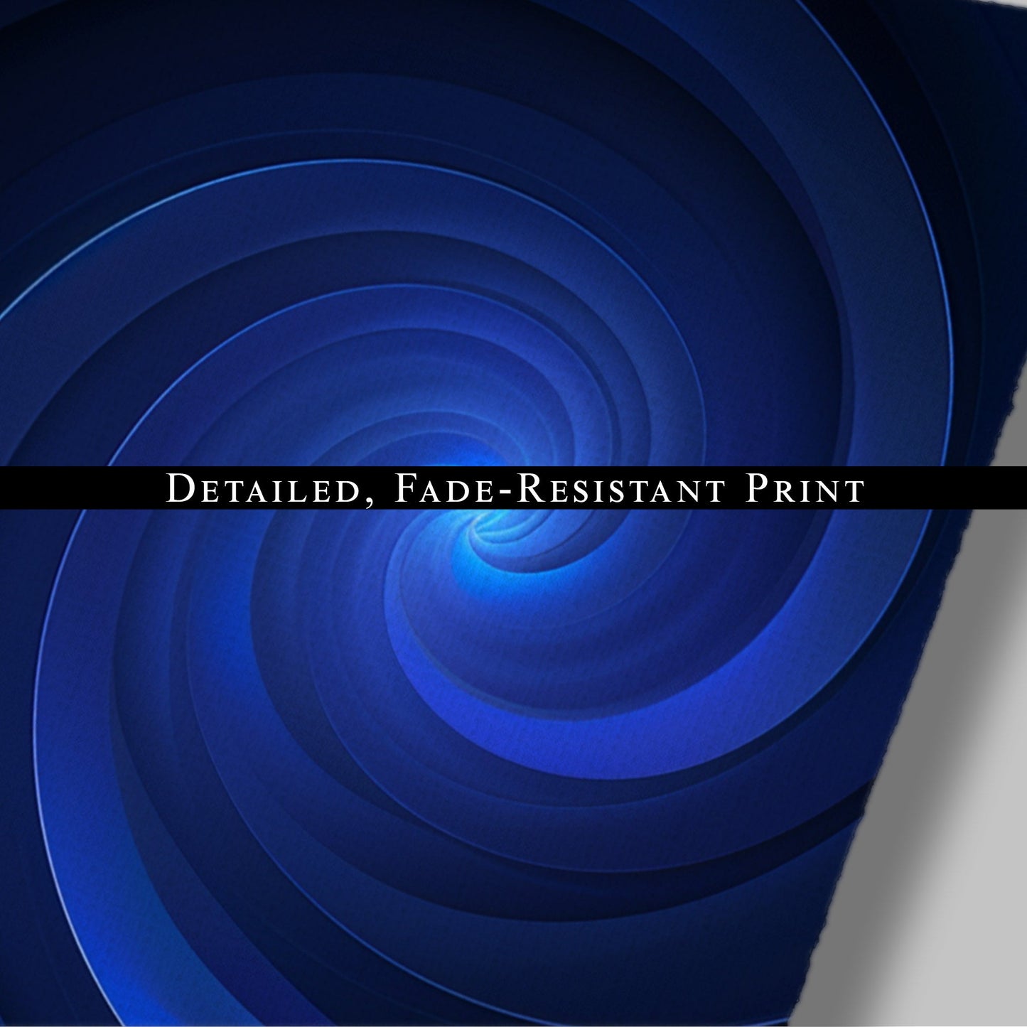 Black and Blue Vortex Digital Art - Ethereal Midnight