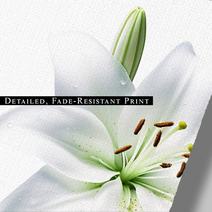 Elegant white lily, beauty, purity, floral - Tranquil Lily Dream