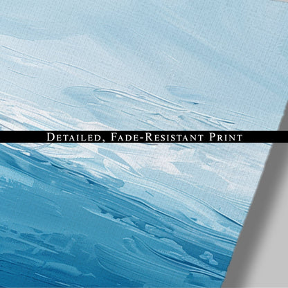 Abstract blue ocean brush strokes - Enigma