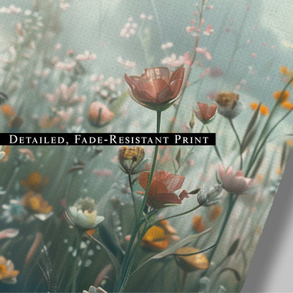 Tranquil 3D Floral Paradise - Serenity