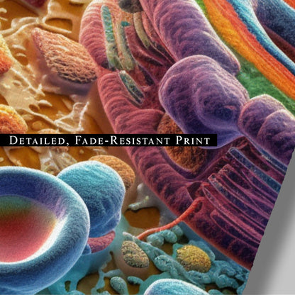 Detailed Cell Structure Diagram - Cosmic Organelles Evolution Revolution