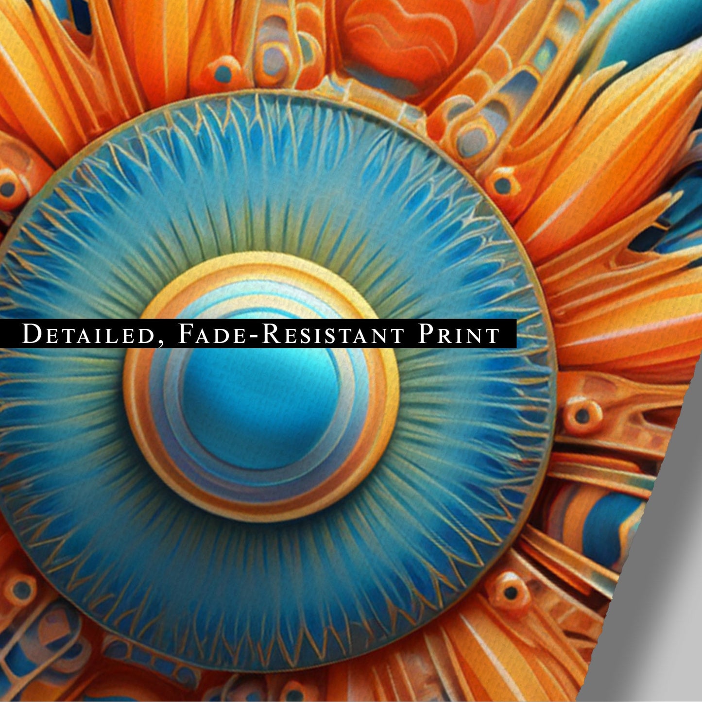 Retro Symmetrical Abstract Digital Render - Fractal Fusion Complexity