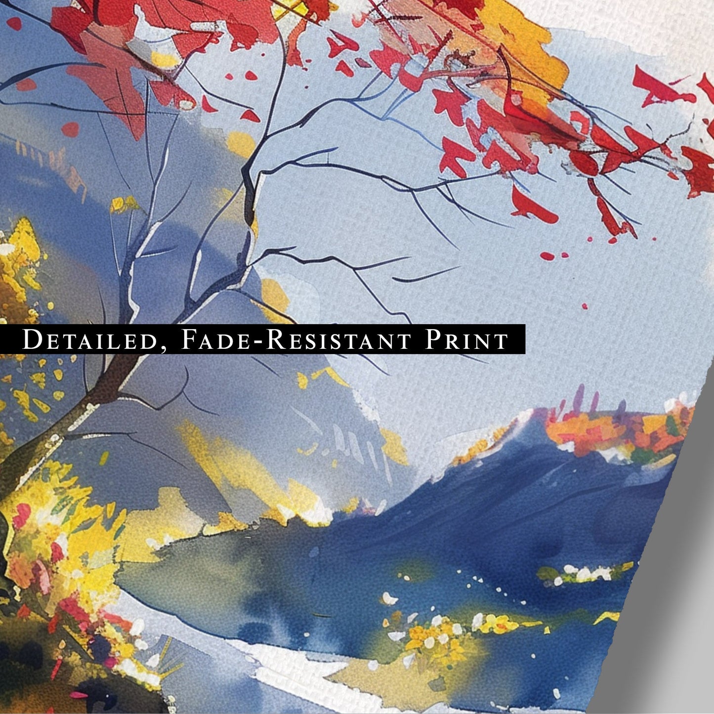 Vibrant landscape painting - Depth of Nature